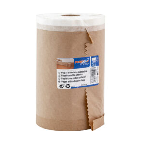 Papel con Cinta Adhesiva 45 mts x 15 cms